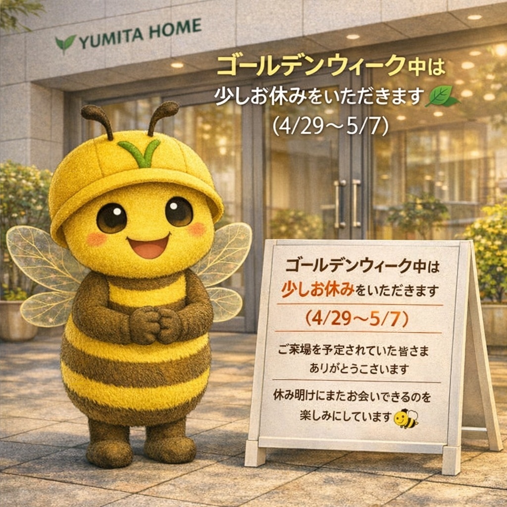 ゴールデンウィーク休業のお知らせ