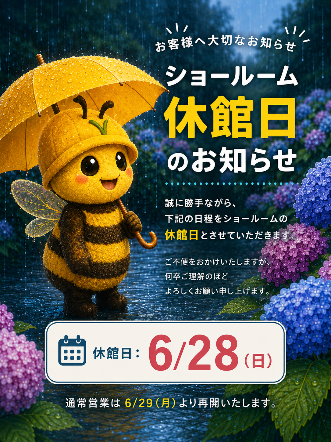 休館日のお知らせ